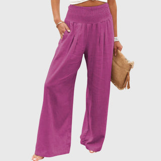 Women's Airy Elegant Flowy Trousers