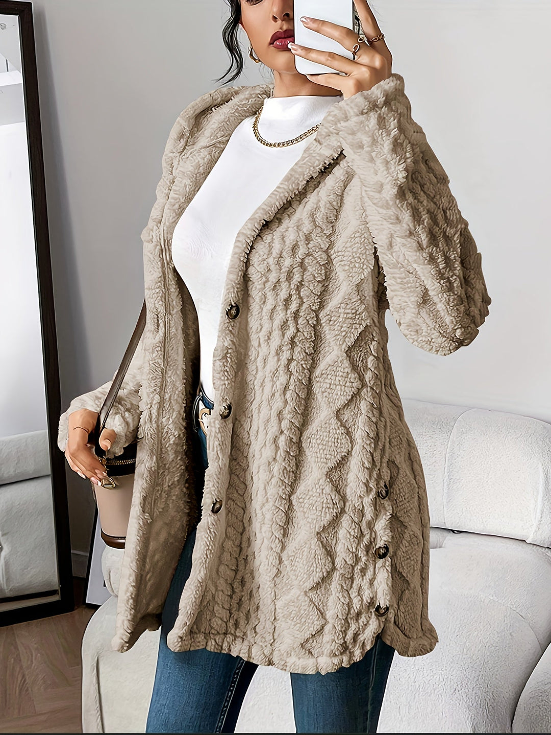 Women's Hooded Casual Cardigan