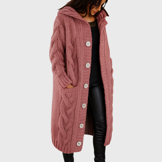 Women's Elegant Cosy Longline Coat