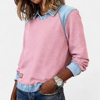 Women's Layered Collar Sweater