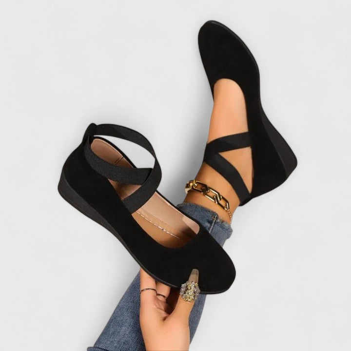 Women's Ankle Strap Ballet Flats