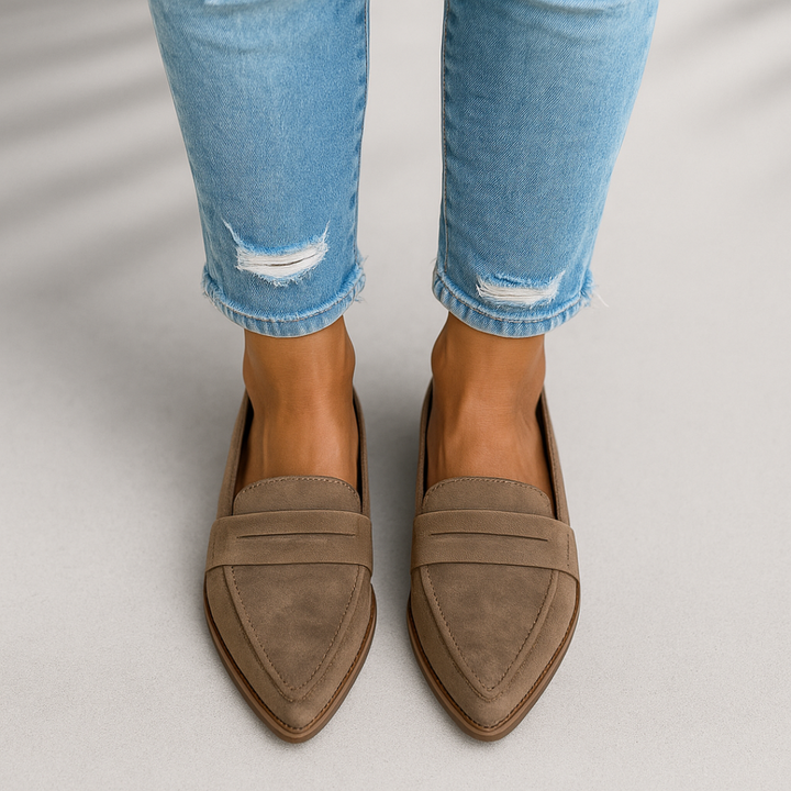 Women's Pointed Toe Slip-On Loafers