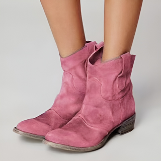 Women's Western Pull-Tab Ankle Boots