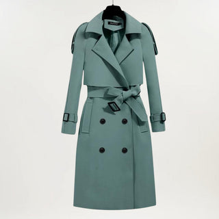 Women's Longline Belted Trench Coat