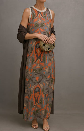 Women's Matching Dress & Coat Set