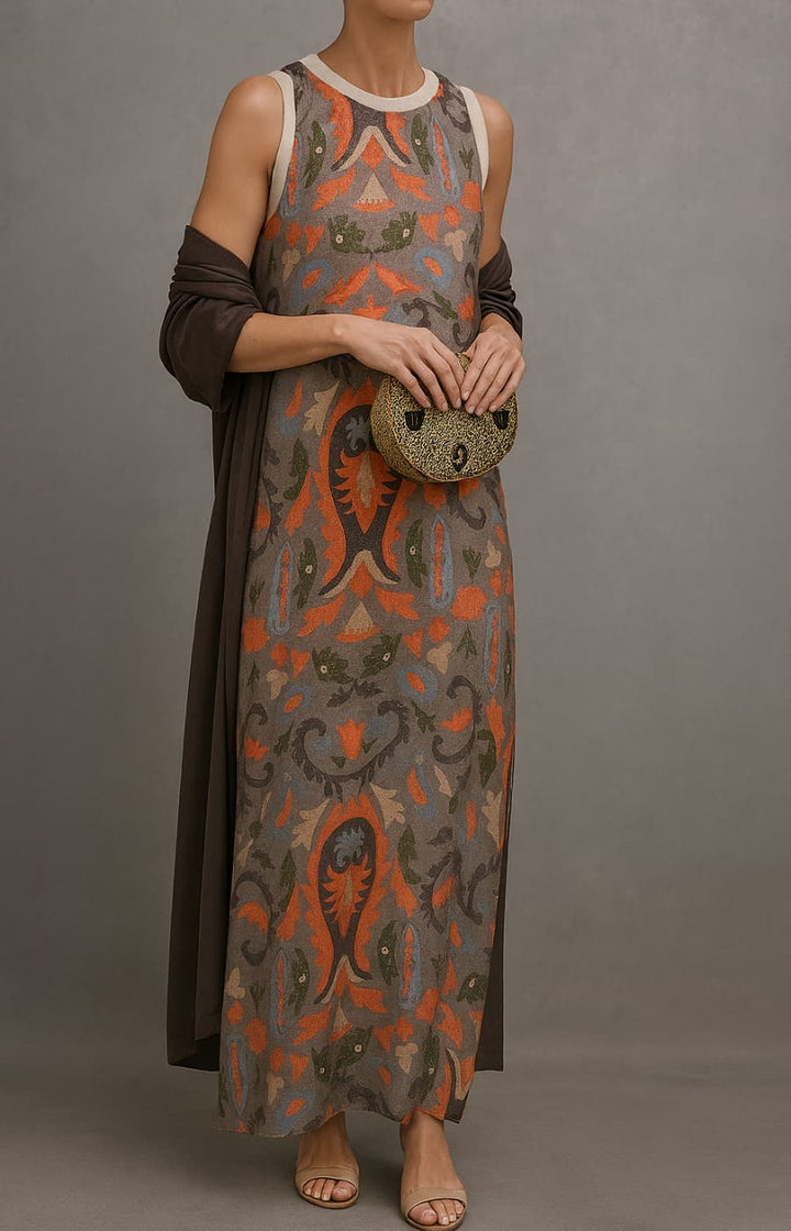 Women's Matching Dress & Coat Set