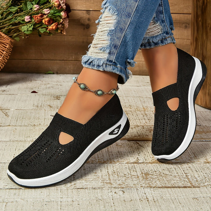 Women's Comfortable Perforated Slip-On Sneakers