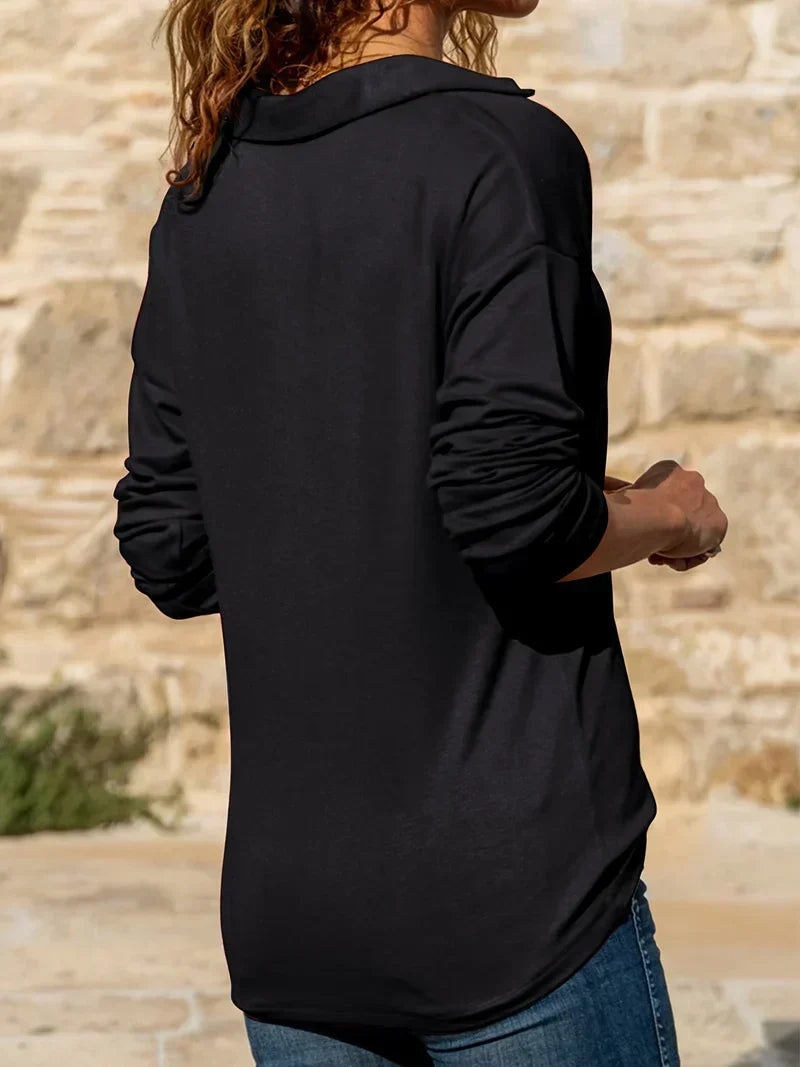 Women's Collared Half-Zip Sweater