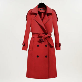 Women's Longline Belted Trench Coat