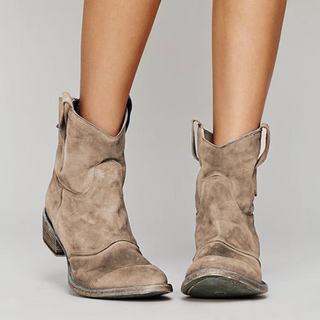 Women's Western Pull-Tab Ankle Boots