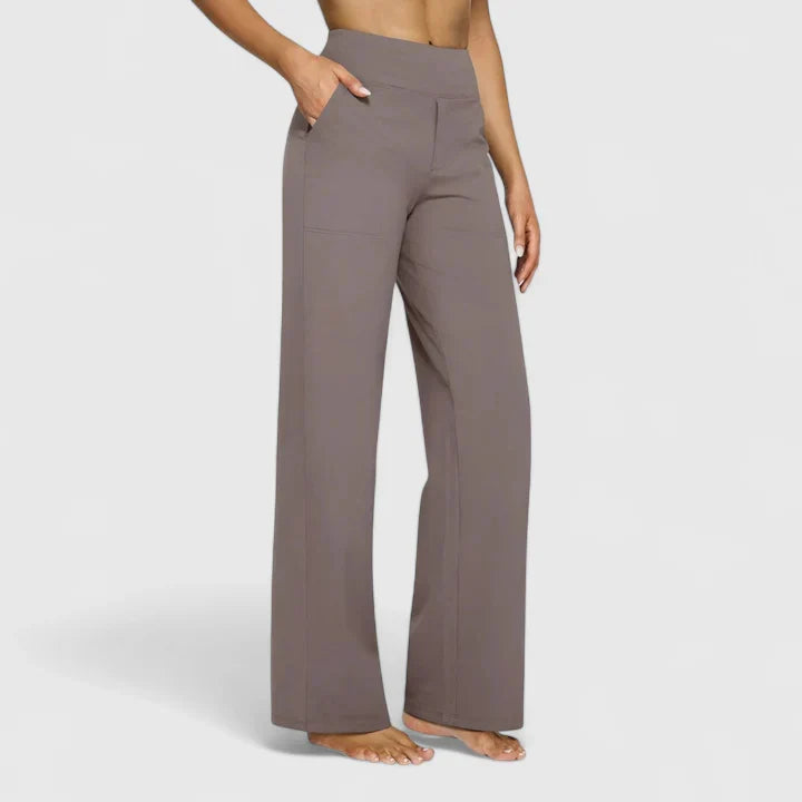 Women's Elegant Flowy Trousers