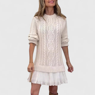 Women's Cable Knit Sweater Dress