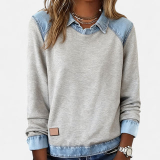 Women's Layered Collar Sweater