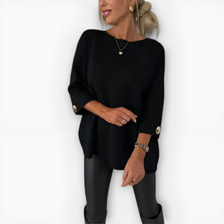 Women's Oversized 3/4 Sleeve Sweater