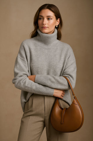 Women's High Turtleneck Sweater