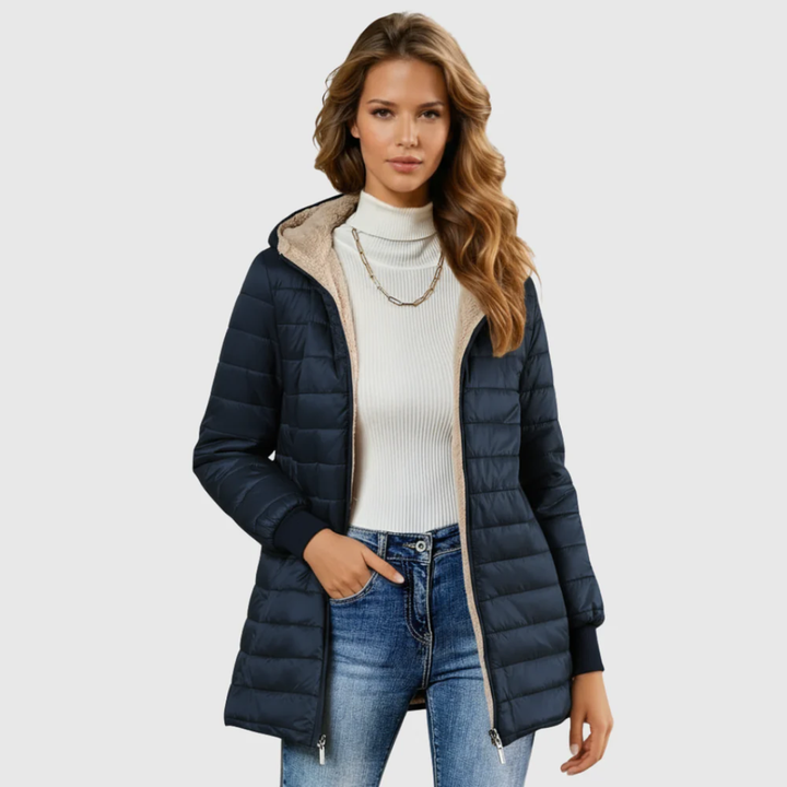 Women's Sherpa-Lined Winter Coat