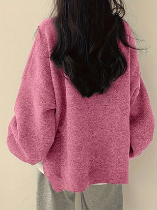 Women's Balloon Sleeve Crew Sweater