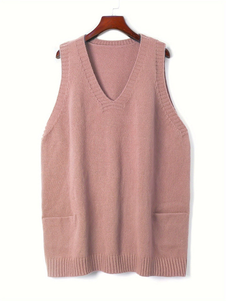 Women's Casual V-Neck Waistcoat