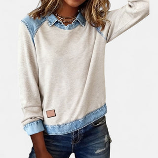 Women's Layered Collar Sweater