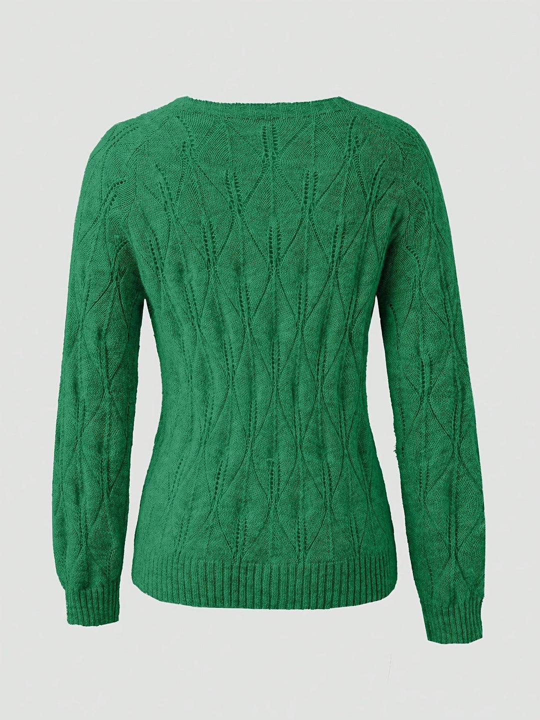 Women's Faux Mink Pearl-Effect Button Cardigan