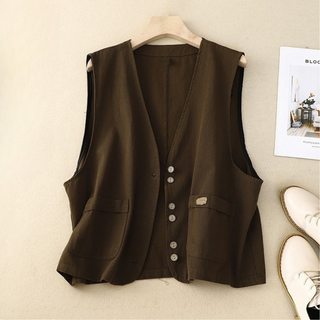 Women's Relaxed Button Waistcoat