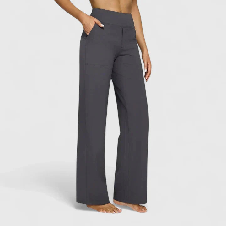 Women's Elegant Flowy Trousers