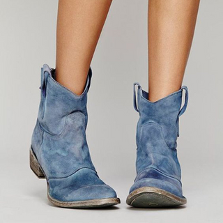 Women's Western Pull-Tab Ankle Boots