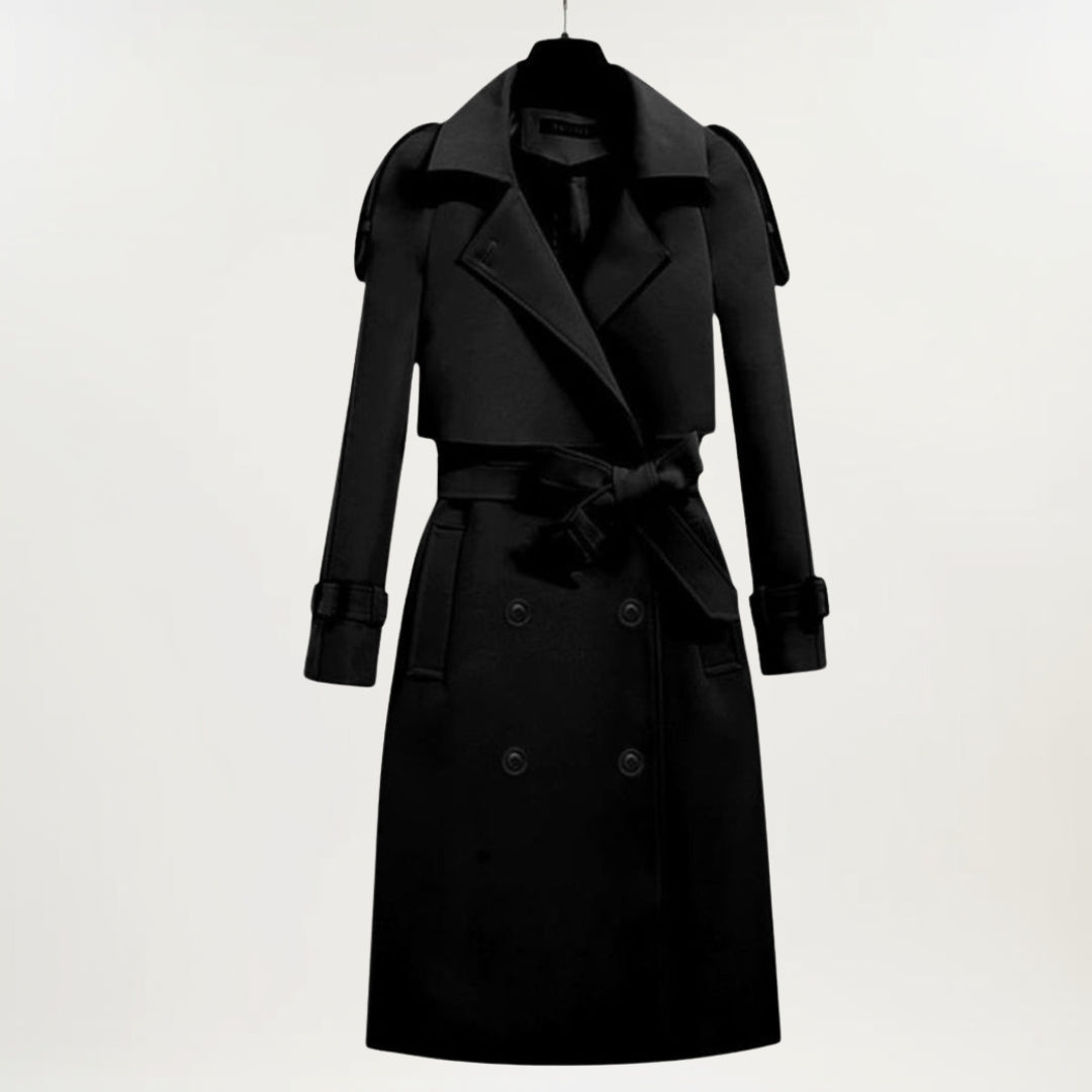 Women's Longline Belted Trench Coat