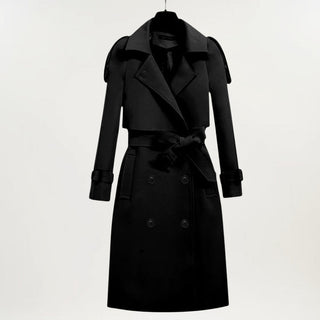 Women's Longline Belted Trench Coat