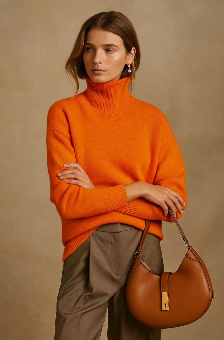 Women's High Turtleneck Sweater