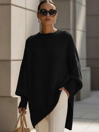 Women's Oversized Cape Poncho Sweater