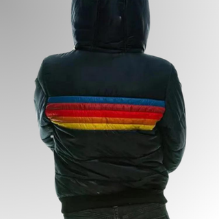 Women's Retro Zip-Up Bomber Jacket