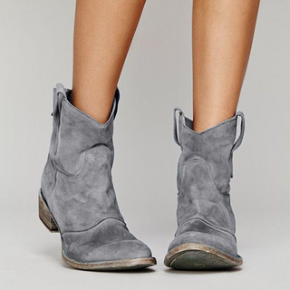 Women's Western Pull-Tab Ankle Boots