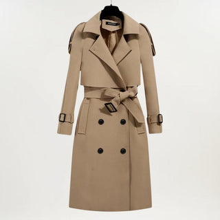Women's Longline Belted Trench Coat