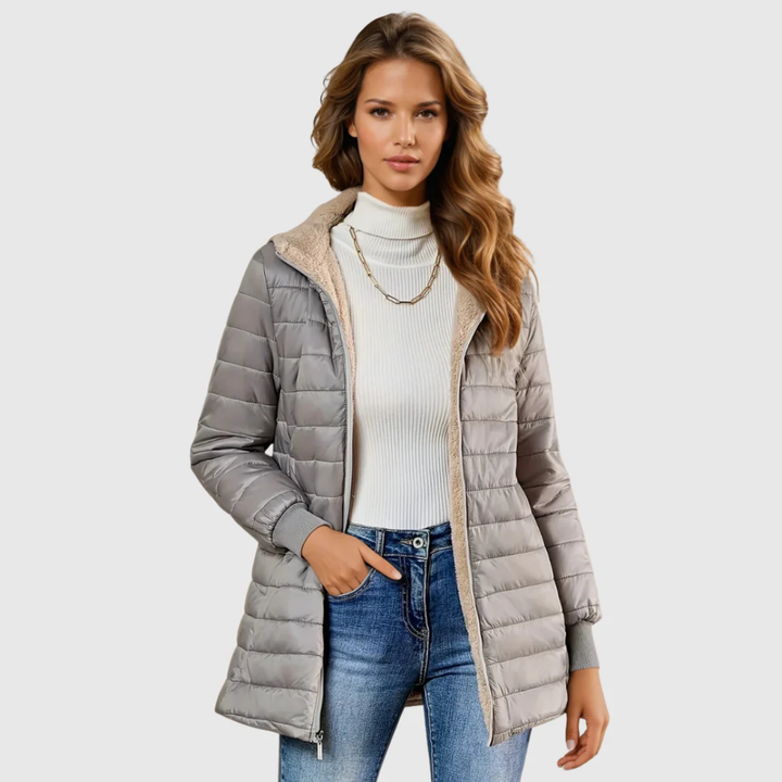 Women's Sherpa-Lined Winter Coat