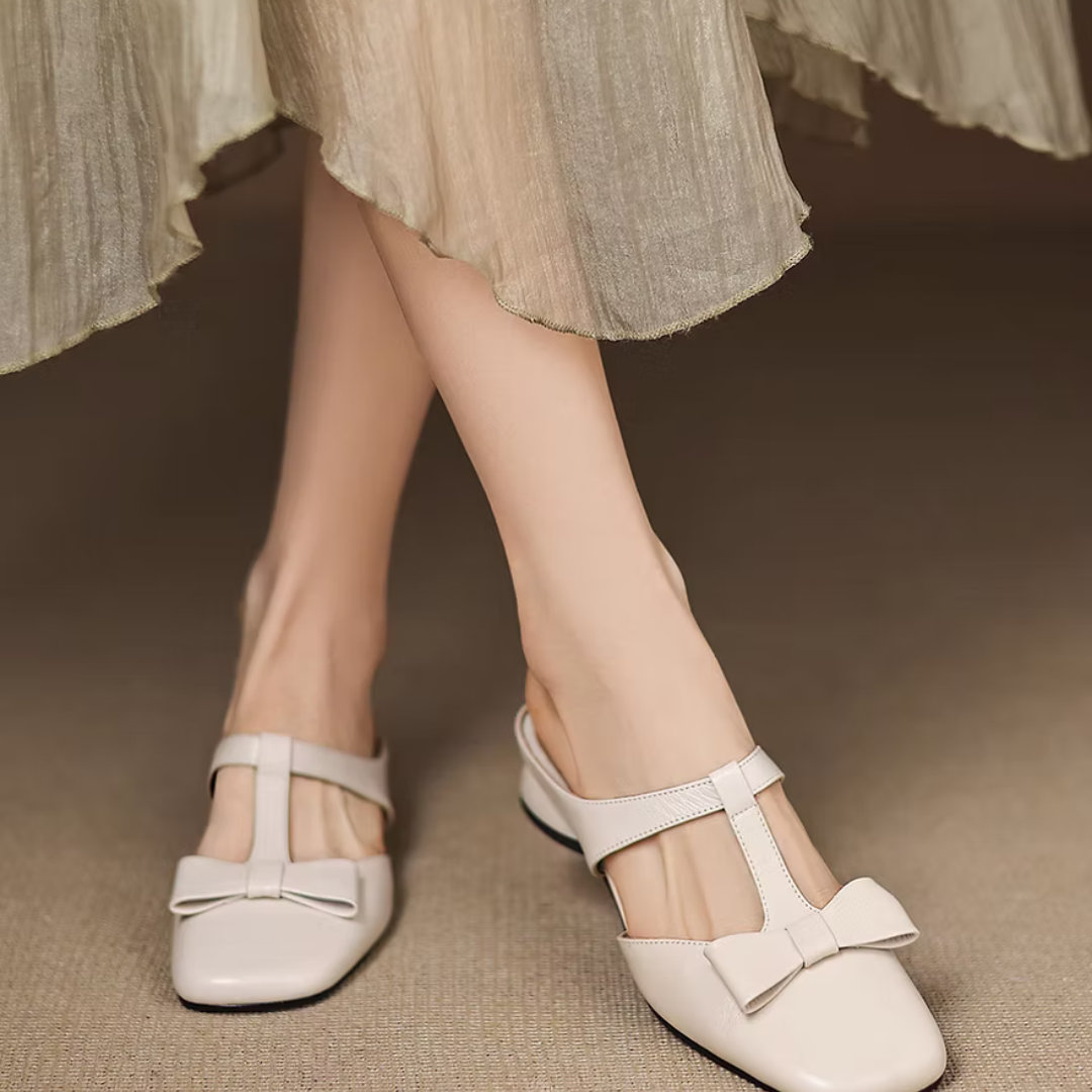 Lina™| Square Toe Slippers