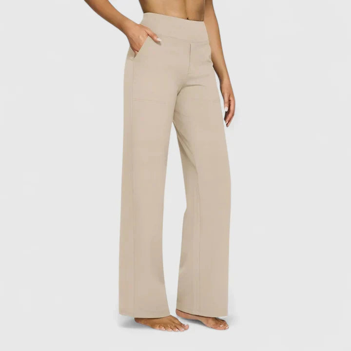Women's Elegant Flowy Trousers