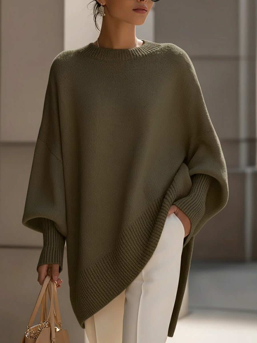 Women's Oversized Cape Poncho Sweater