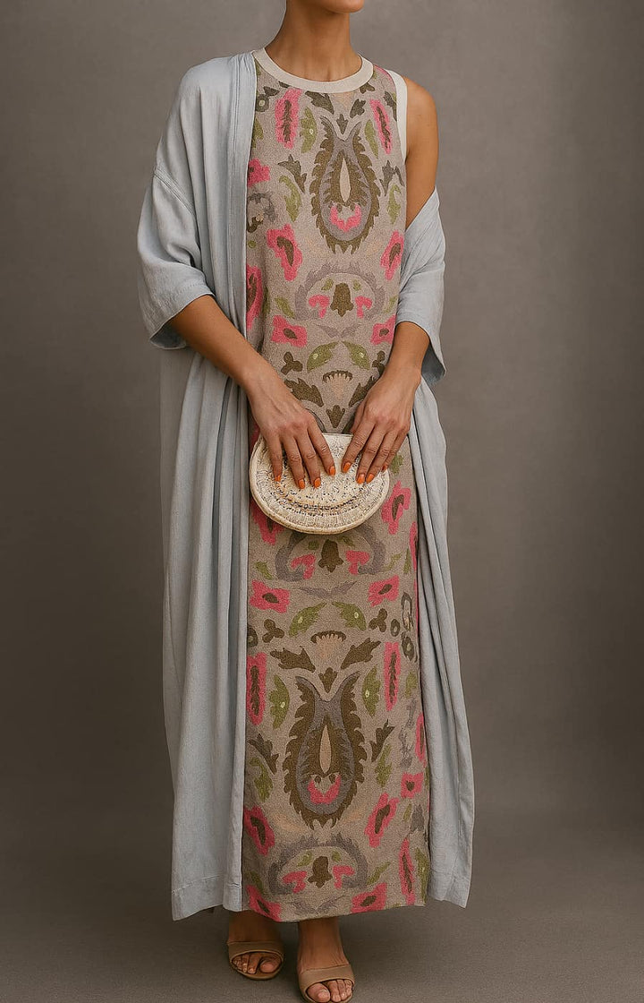 Women's Matching Dress & Coat Set