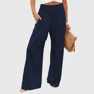 Women's Airy Elegant Flowy Trousers