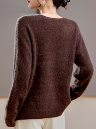 Women's Soft Knit V-Neck Sweater