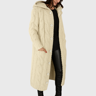 Women's Elegant Cosy Longline Coat