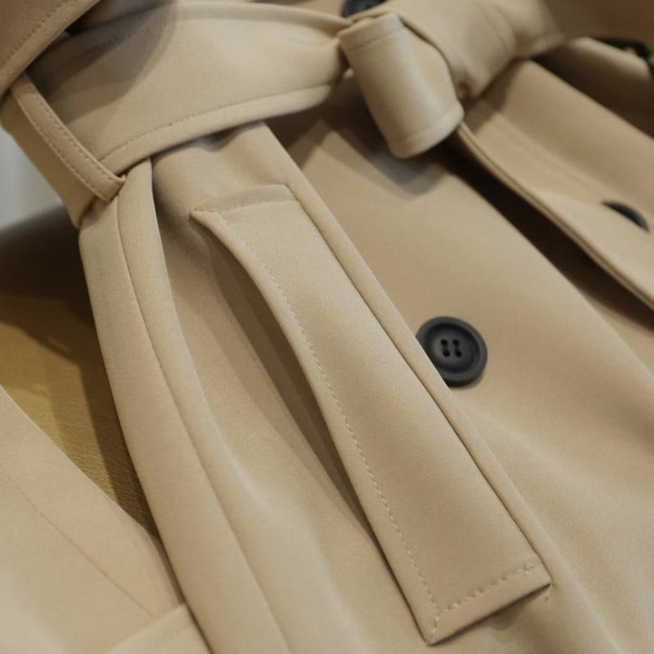 Women's Longline Belted Trench Coat
