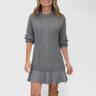 Women's Cable Knit Sweater Dress