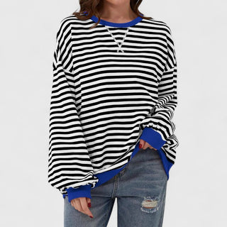 Women's Oversized Striped Sweater