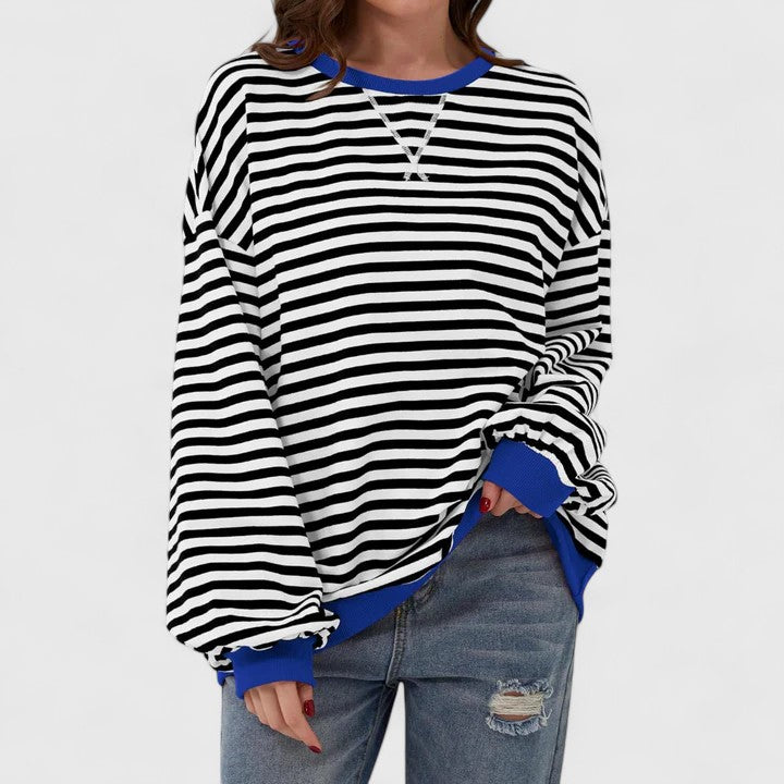 Women's Oversized Striped Sweater