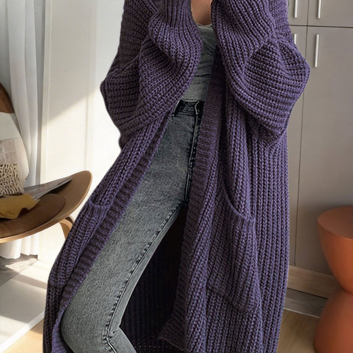 Women's Longline Duster Cardigan with Pockets