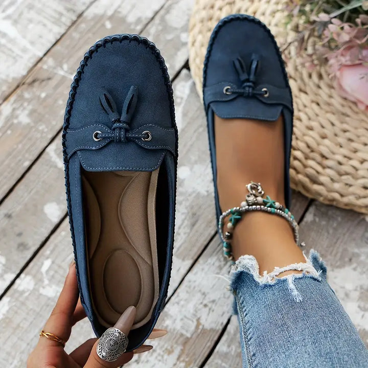 Women's Tassel Closed-Toe Loafers