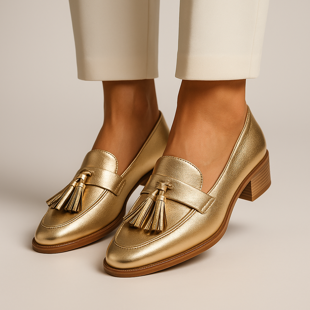 Women's Tassel Low Heel Loafers