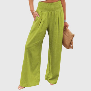 Women's Airy Elegant Flowy Trousers